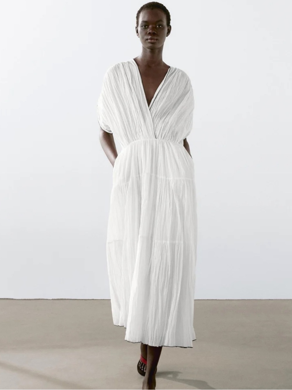 Massimo dutti white dress